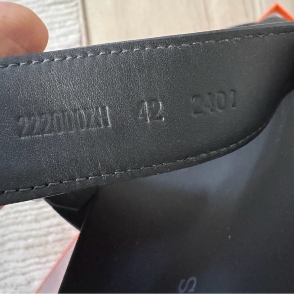 Hermes Black Chypre Sandals